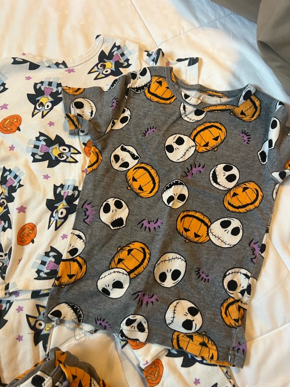 Bluey & The Nightmare before Christmas pajama bundle